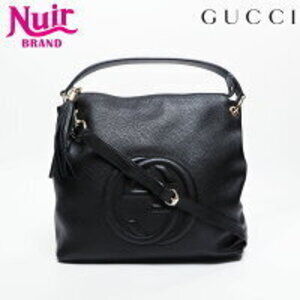 Gucci Soho Leather Handbag Black